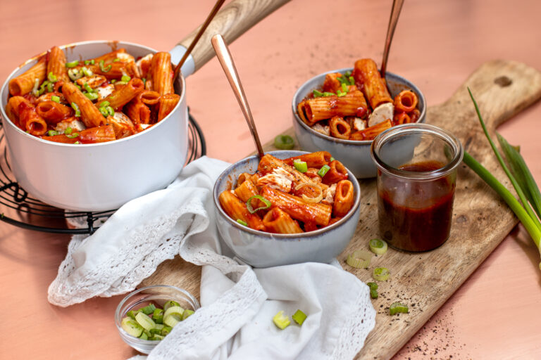Recipe BBQ chicken pasta