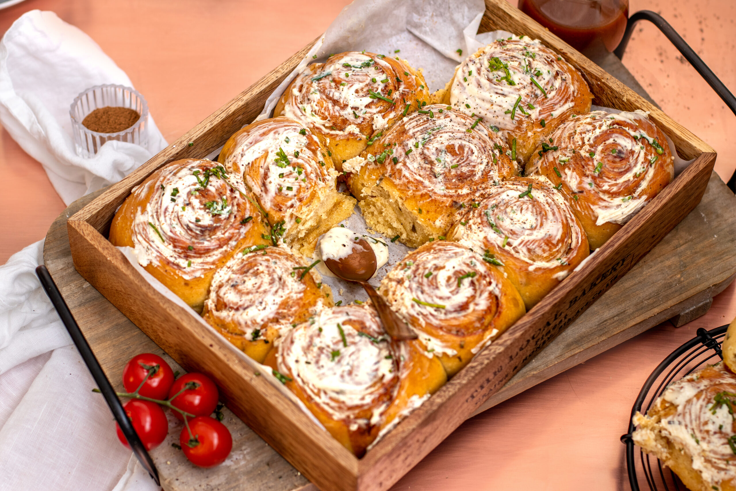 Recipe Savory Cinnamon Rolls